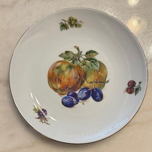 Vintage Kahla Fine Bohemian China Plate 7.5”